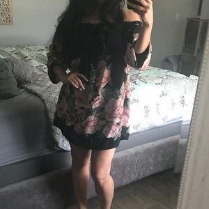 Lulu’s off the shoulders dress